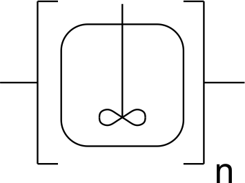 Symbol for continuous CSTR